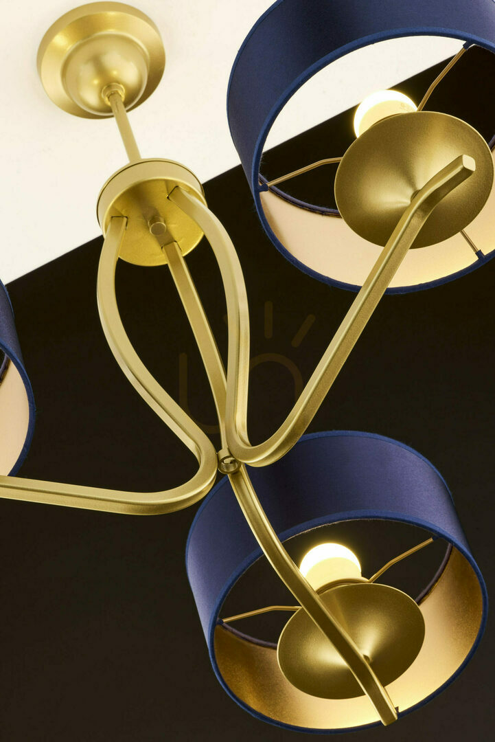 Check KASZMIR Chandelier Gold 3xE27/15W KASZMIR Chandelier Gold 3xE27/15W