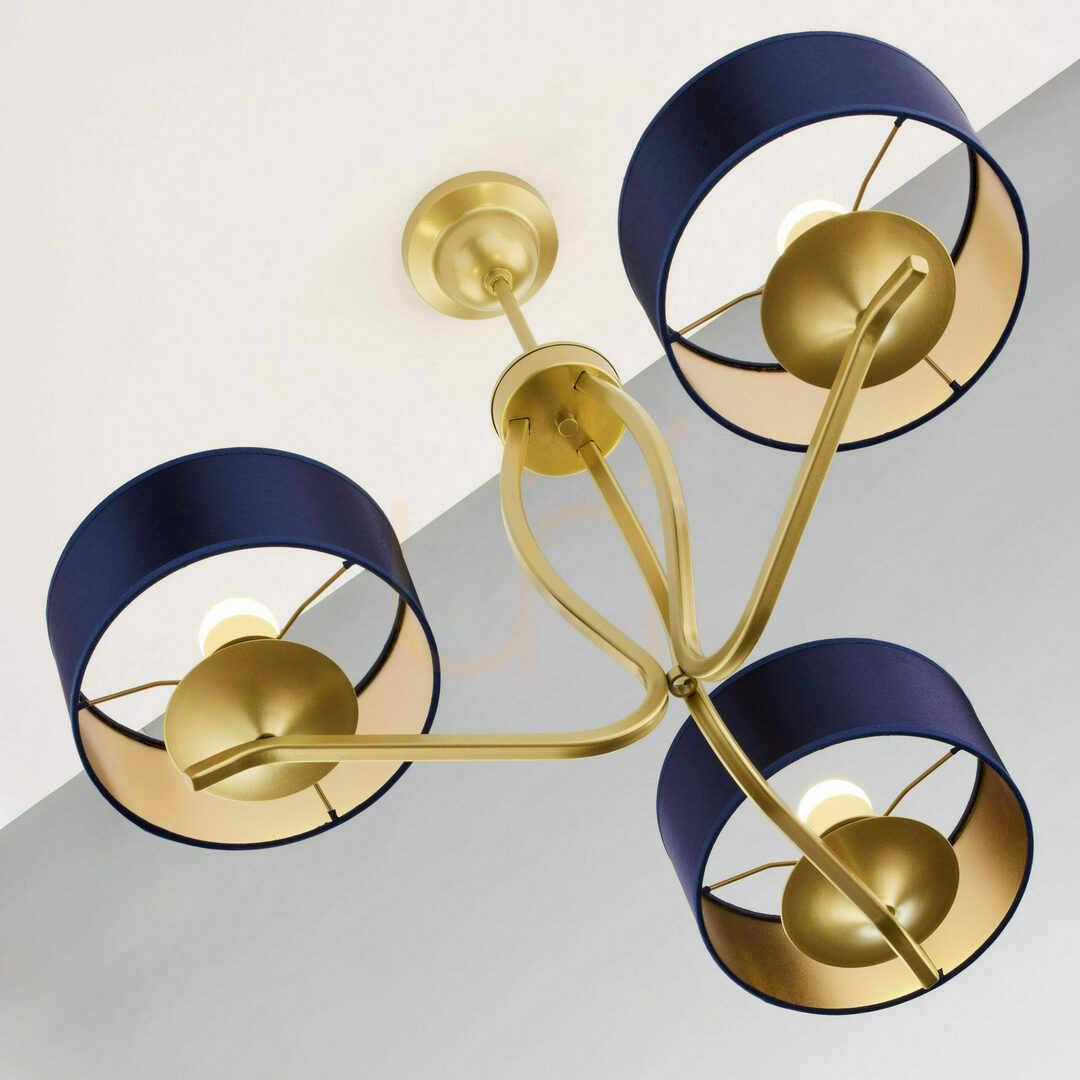 Display KASZMIR Chandelier Gold 3xE27/15W KASZMIR Chandelier Gold 3xE27/15W