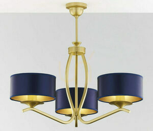 KASZMIR Chandelier Gold 3xE27/15W 0 KASZMIR Chandelier Gold 3xE27/15W small 0