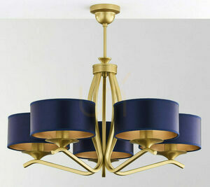 Chandelier KASZMIR Gold 5xE27/15W small 1
