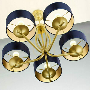 Chandelier KASZMIR Gold 5xE27/15W small 5