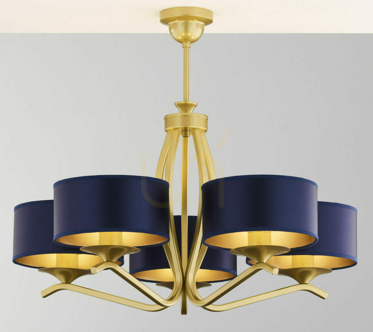 Kronleuchter KASZMIR Gold 5xE27/15W