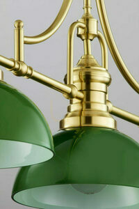 Jupiter PLATINO pendant brushed brass green 3xE27 121 cm 2074 small 11
