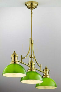 Jupiter PLATINO pendant brushed brass green 3xE27 121 cm 2074 small 4