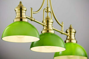 Jupiter PLATINO pendant brushed brass green 3xE27 121 cm 2074 small 6