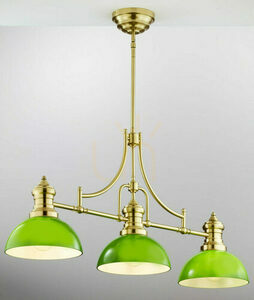 Jupiter PLATINO pendant brushed brass green 3xE27 121 cm 2074 small 0