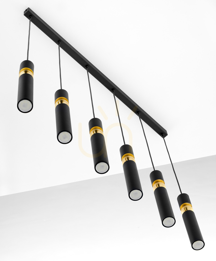 Show ALAS Pendant Lamp Gold 6xG10/14W ALAS Pendant Lamp Gold 6xG10/14W