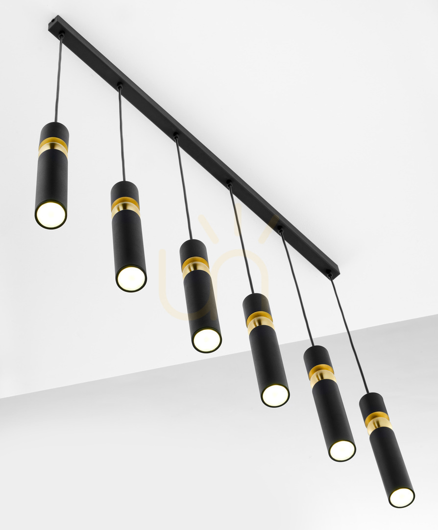 Check ALAS Pendant Lamp Gold 6xG10/14W ALAS Pendant Lamp Gold 6xG10/14W