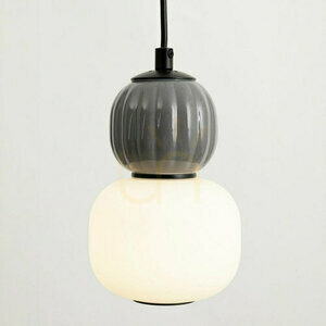 Pendant Light Max Light Modern P0626 Black Opal LED 5W 3000K 145 cm small 0