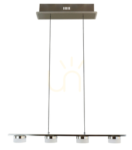 CASSIS nickel-mat pendant four lamp 7066-503 Aviano small 0