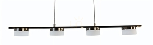 Aviano CASSIS 4-light pendant lamp, black chrome LED 7066-502 small 1