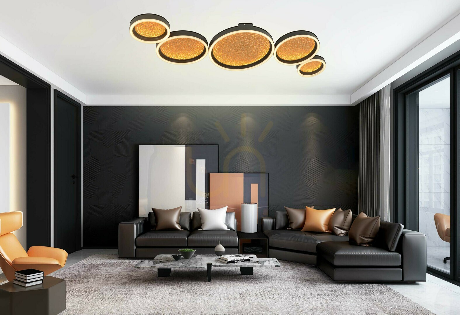 Ceiling lamp five BORDEAUX 9069-504 Aviano