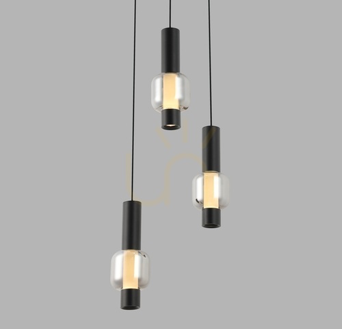 Check RONDA triple pendant lamp 6224-0310 Aviano