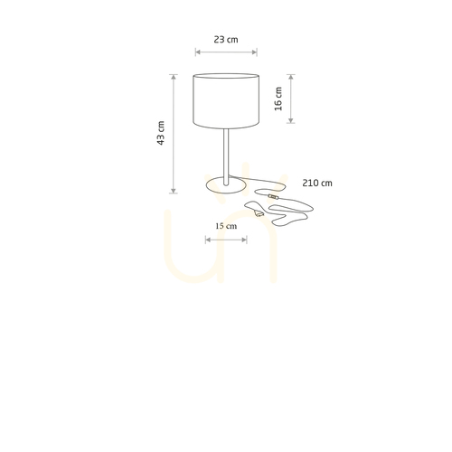 Check HOTEL MOOD Table Lamp 11786 Nowodvorski