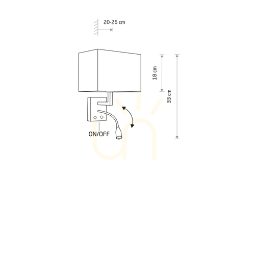 Check HOTEL MOOD LED wall lamp 11793 Nowodvorski