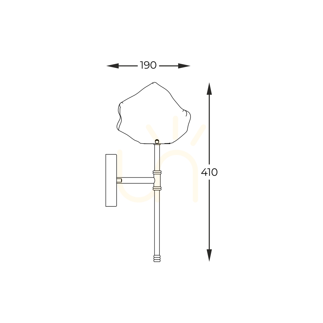 View Wall lamp Zuma Line ROCK W0488-01D-SEAC black 1xG9 Wall lamp Zuma Line ROCK W0488-01D-SEAC black 1xG9