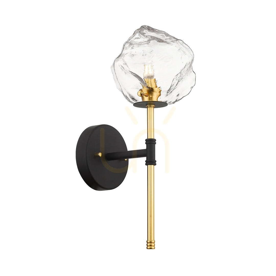 Wall lamp Zuma Line ROCK W0488-01D-SEAC black 1xG9