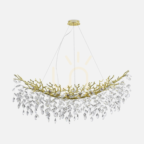 Check Pendant lamp Zuma Line CINDY MD4115-14I-G gold 14xG9