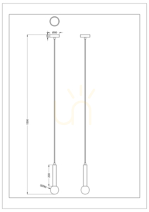 Pendant lamp Zuma Line FREYA P230627901A black 1xG9 1 Pendant lamp Zuma Line FREYA P230627901A black 1xG9 small 1