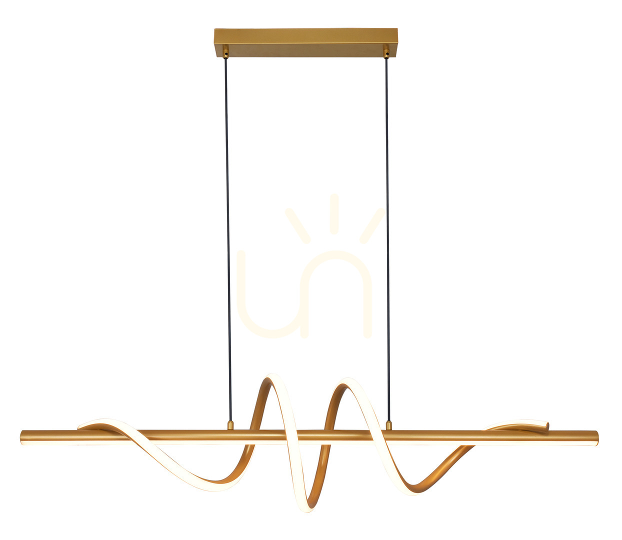 Pendant lamp Zuma Line VELENNE P241249402 gold 1xLED