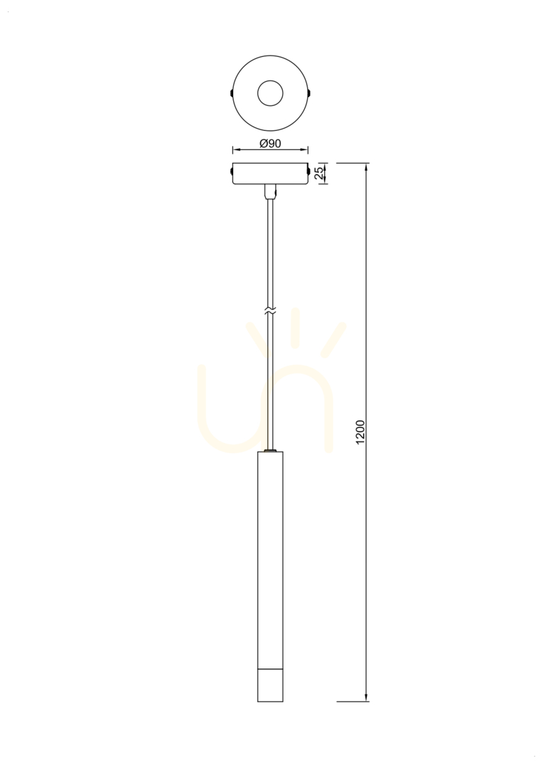View Pendant lamp Zuma Line VELIC P241125801BL black 1xG9 Pendant lamp Zuma Line VELIC P241125801BL black 1xG9