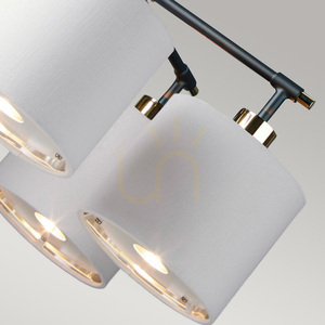 Balance chandelier - 5 light sources - Black / Polished Nickel Elstead 3 Balance chandelier - 5 light sources - Black / Polished Nickel Elstead small 3