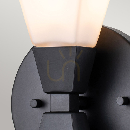 Check Elstead Bowtie bathroom wall light matte black G9 IP44 BOWTIE-1-MB