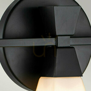 Bowtie 3 Light Wall Light – Matte Black Elstead small 2