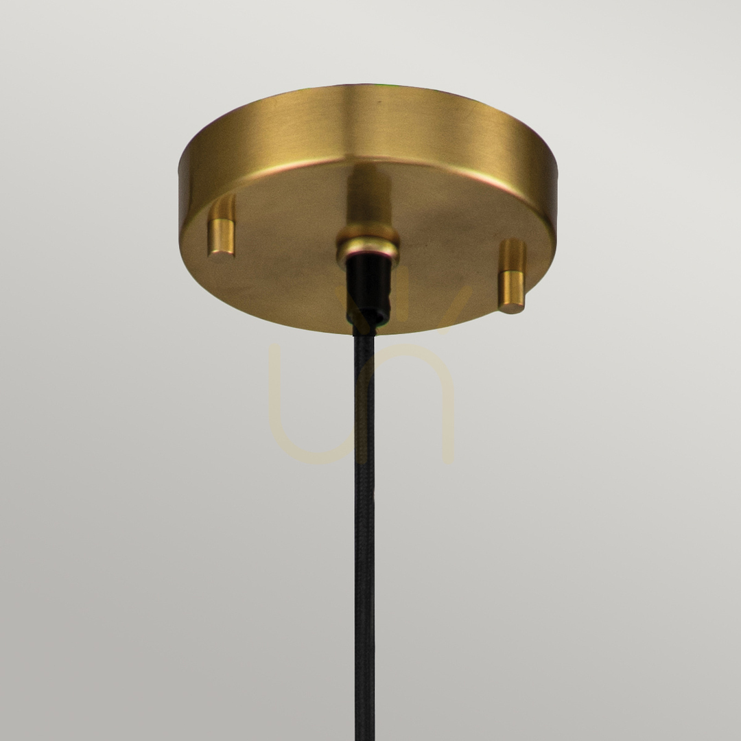 View Etoile small pendant lamp - 1 light source - Aged brass / Gold flakes Elstead Etoile small pendant lamp - 1 light source - Aged brass / Gold flakes Elstead