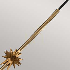 Etoile small pendant lamp - 1 light source - Aged brass / Gold flakes Elstead 2 Etoile small pendant lamp - 1 light source - Aged brass / Gold flakes Elstead small 2