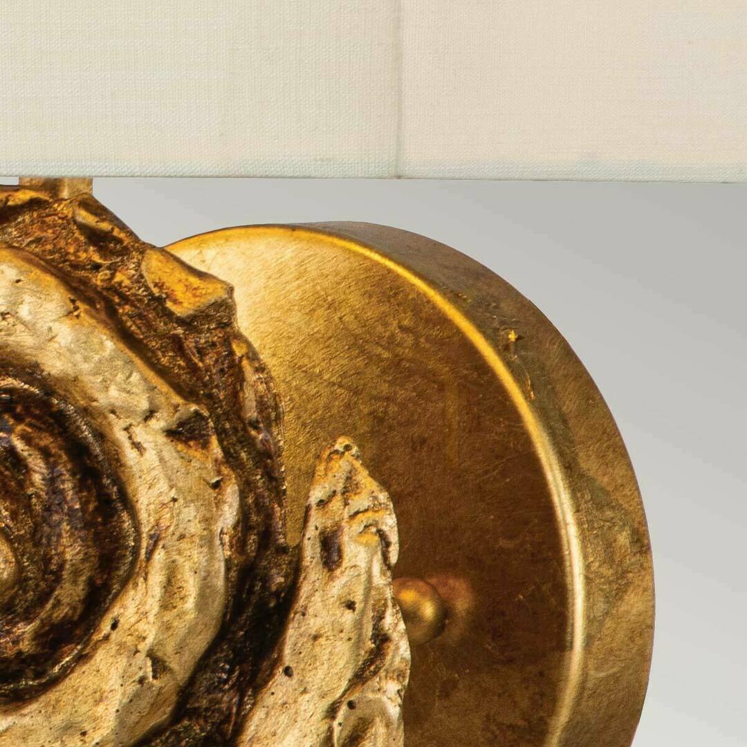 Display Large Swirl wall lamp - 1 light source - Elstead Gold Petals Large Swirl wall lamp - 1 light source - Elstead Gold Petals