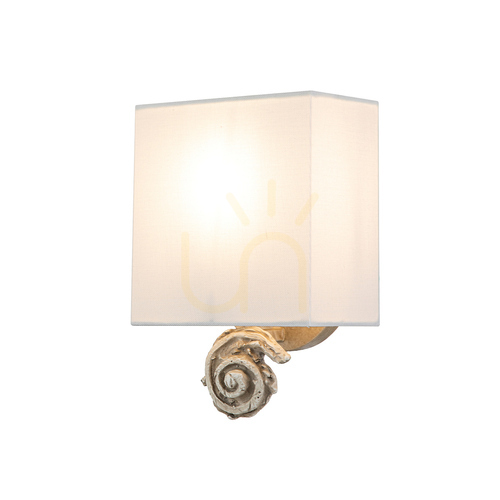 Check Small wall lamp Swirl - 1 light source - White Elstead