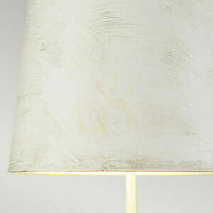 Elstead Flambeau Swirl Table Lamp – Bone White / Black, Parchment Shade, 99 cm E27 small 2