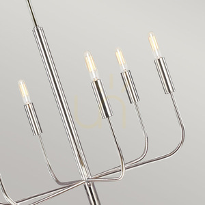Brianna chandelier - 6 light sources - Polished nickel Elstead 4 Brianna chandelier - 6 light sources - Polished nickel Elstead small 4