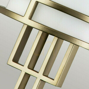 Fusion wall lamp - 1 light source - Painted natural brass Elstead small 2