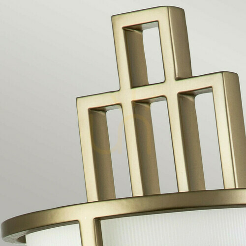 Check Fusion wall lamp - 1 light source - Painted natural brass Elstead