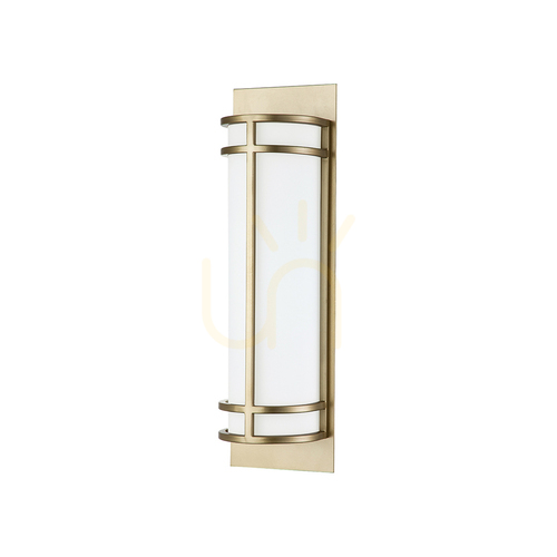 Check Elstead FUSION FE-FUSION2-PNBR wall light natural brass 2 × E27 max. 60 W 43.2 cm
