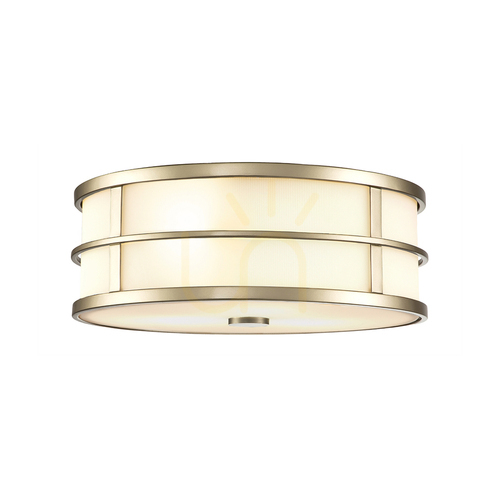 Check Fusion plafond - 3 light sources - Natural brass Elstead