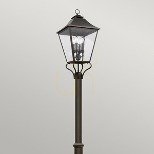 Elstead Galena FE-GALENA5-XL-SBL garden lamp post 4 × E14 300 cm IP44 small 1