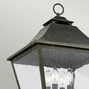 Elstead Galena FE-GALENA5-XL-SBL garden lamp post 4 × E14 300 cm IP44 small 3