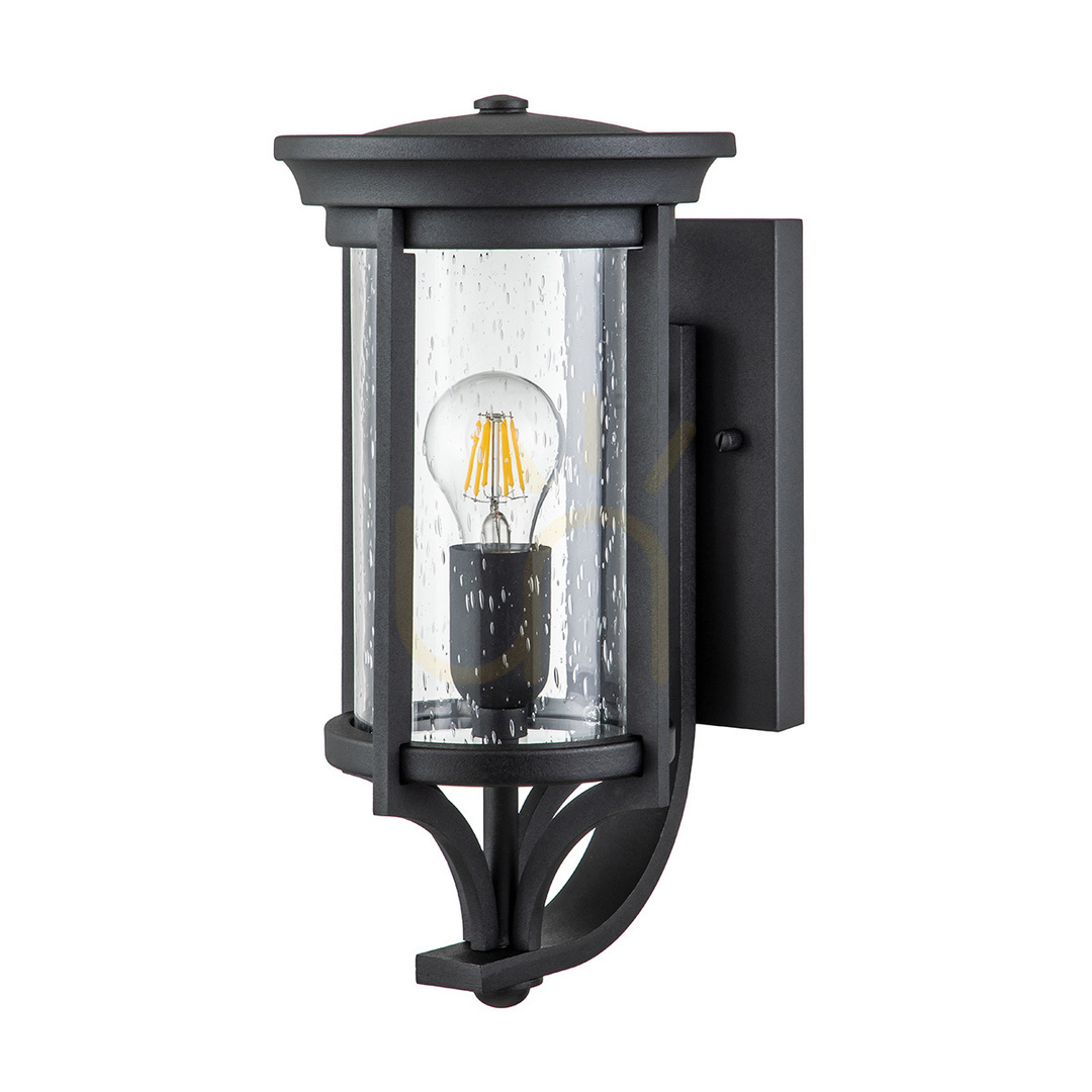 Check Merrill small wall lantern - 1 light source - Black Elstead Merrill small wall lantern - 1 light source - Black Elstead