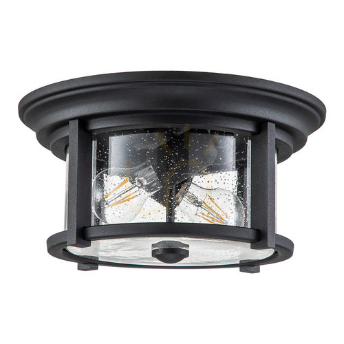 Check Merrill plafond - 2 light sources - Black Elstead