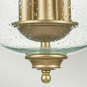 Pickering Lane semi-flame - 3 light sources - Natural brass Elstead 3 Pickering Lane semi-flame - 3 light sources - Natural brass Elstead small 3