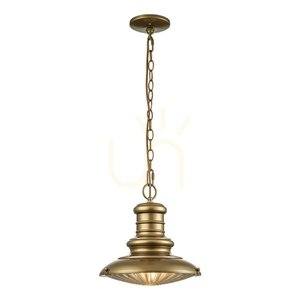 Redding Station medium pendant lantern - 1 light source - Aged bronze Elstead 0 Redding Station medium pendant lantern - 1 light source - Aged bronze Elstead small 0