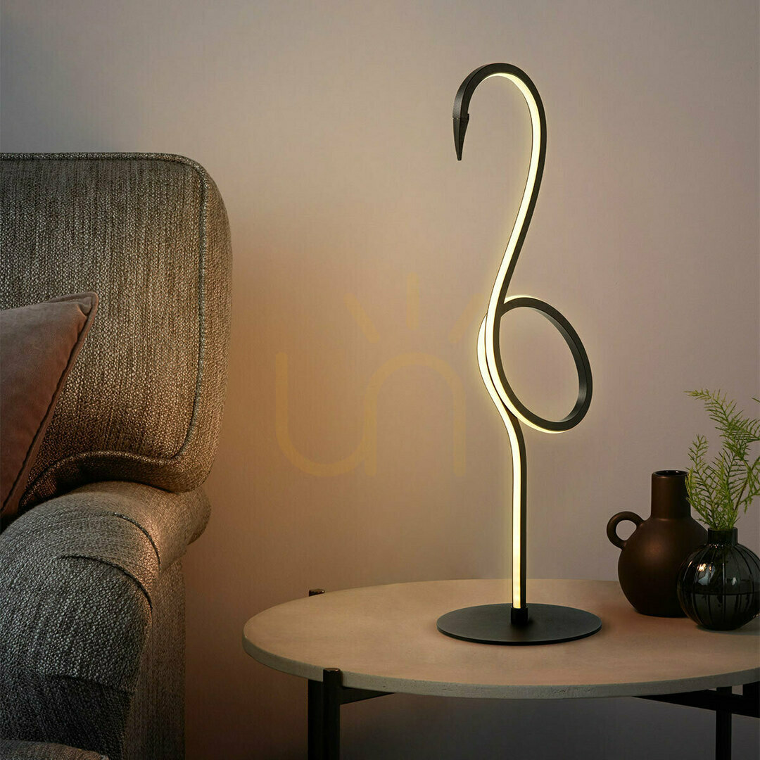 Show Flamingo LED table lamp - Black Elstead Flamingo LED table lamp - Black Elstead