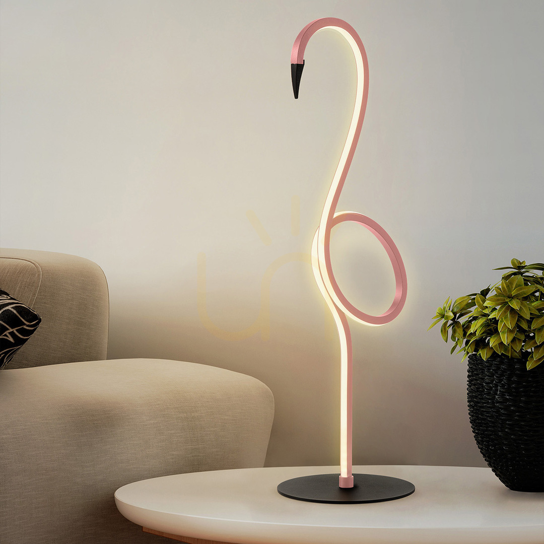 Show Flamingo LED Table Lamp - Pink Elstead Flamingo LED Table Lamp - Pink Elstead