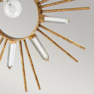 Sun King pendant lamp - 1 light source Elstead small 4