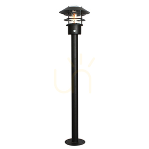 Helsingor PIR sensor garden pillar - 1 light source - Black Elstead 0 Helsingor PIR sensor garden pillar - 1 light source - Black Elstead small 0