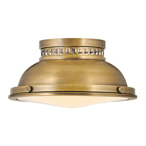 Amelia plafond - 2 light sources - Old brass Elstead small 0