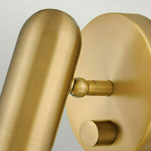 Hinkley Dax LED Wall Light with Switch - Heritage Brass Elstead small 1